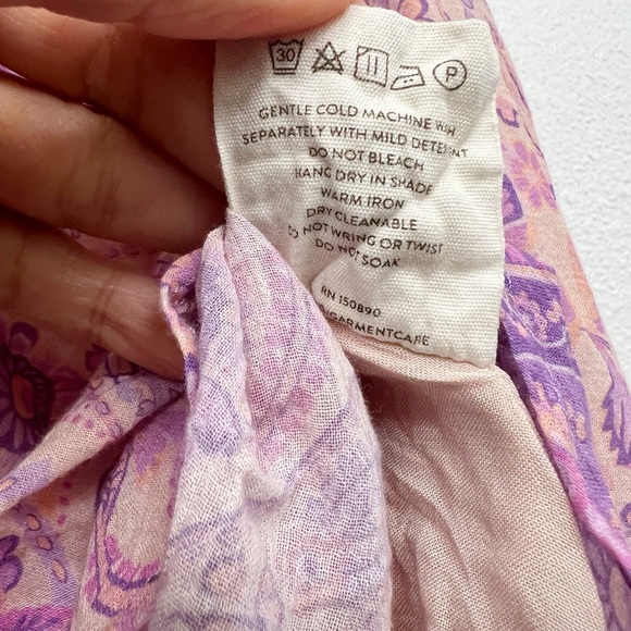 NWT Spell age of Aquarius Farrah half moon maxi skirt - Picture 9 of 10